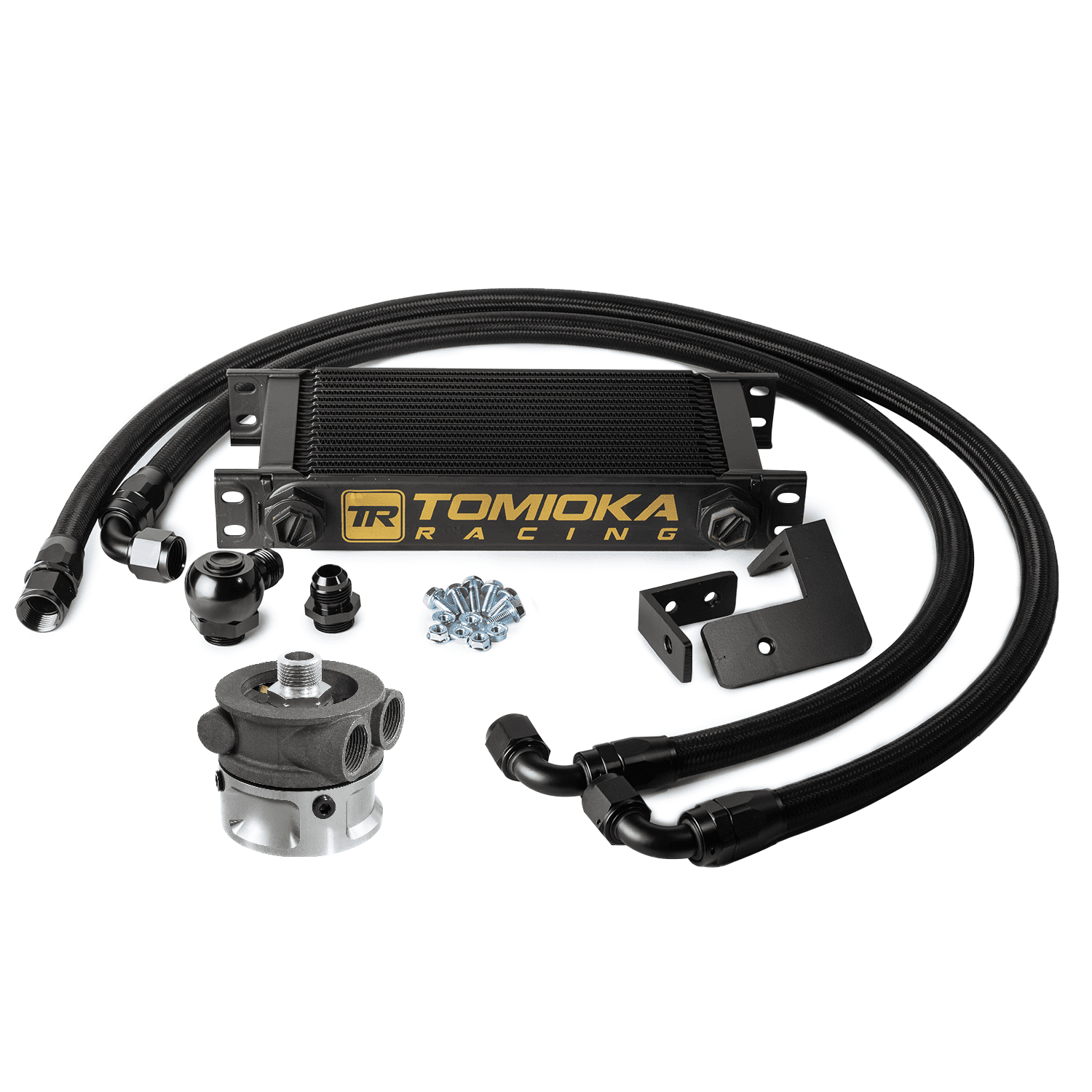 WRX VB Oil Cooler Kit Components