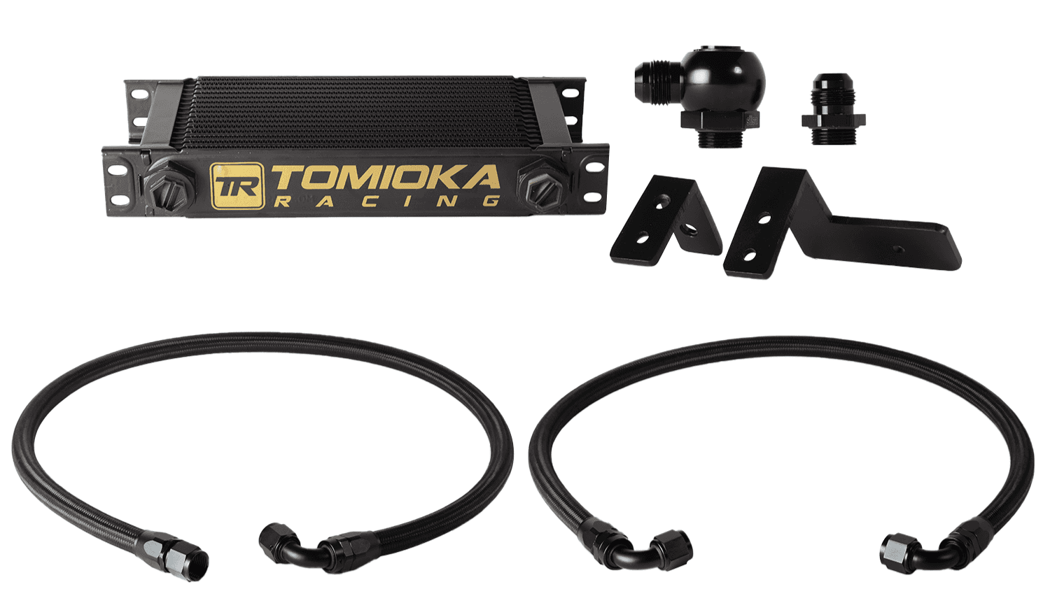 WRX VB Oil cooler Components up close