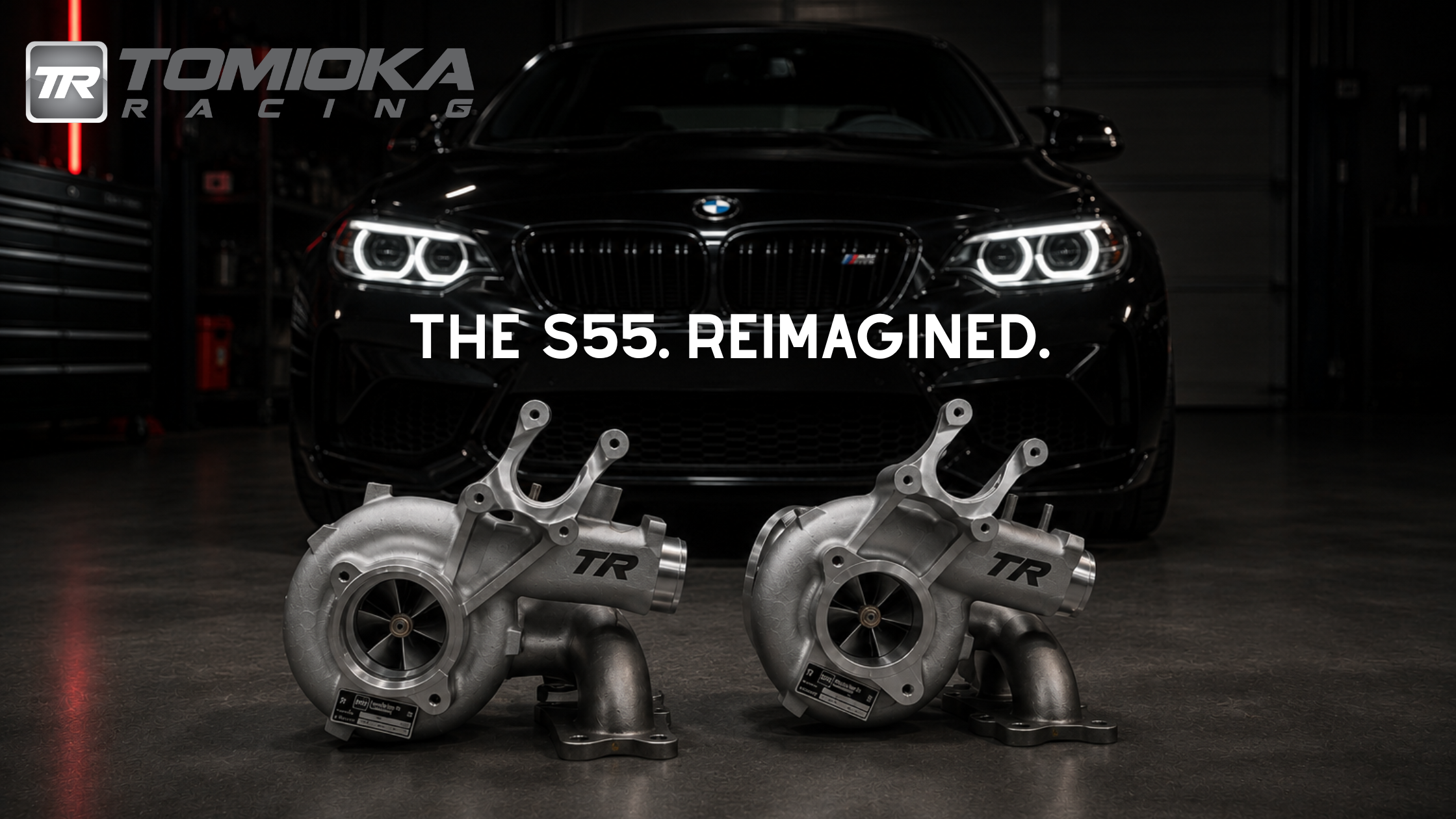Tomioka Racing S55 Twin Turbo Kit for BMW F8X M2 Competition, M3, and M4
