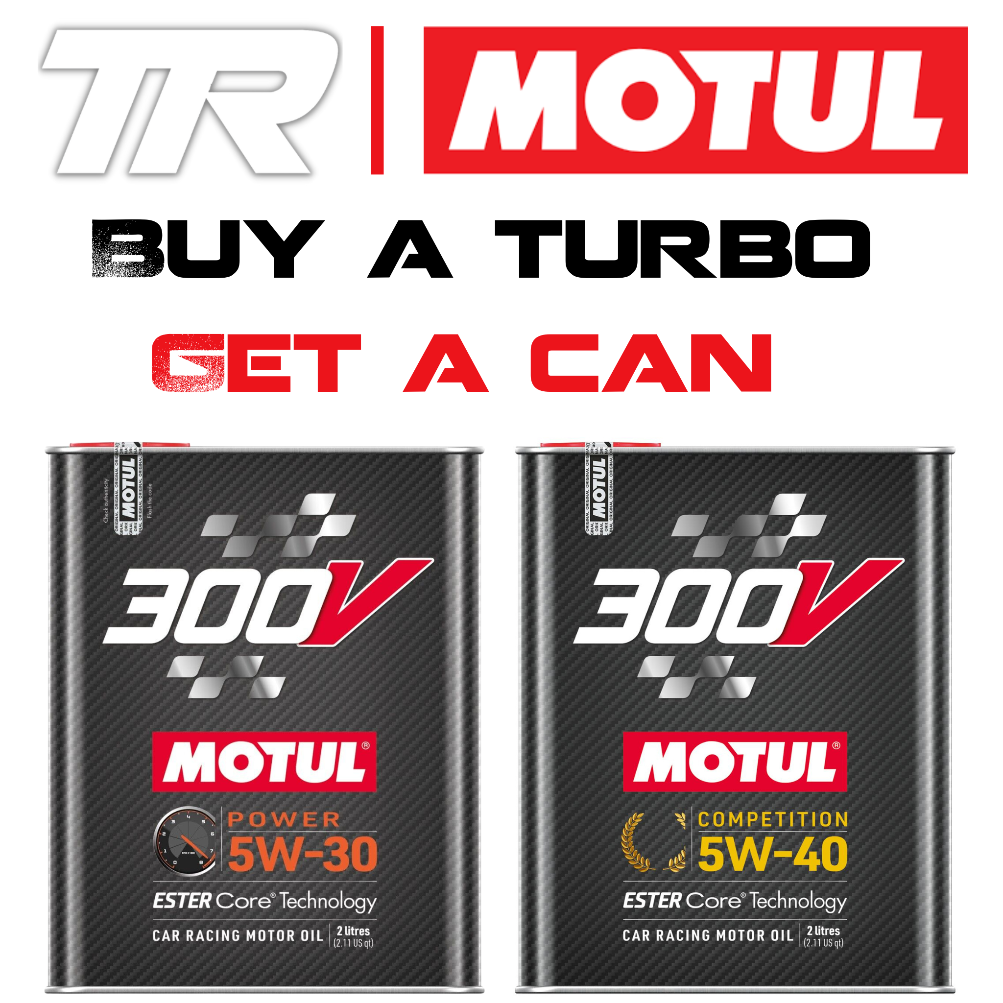 Motul 300V Competition 5W30 & 5W40