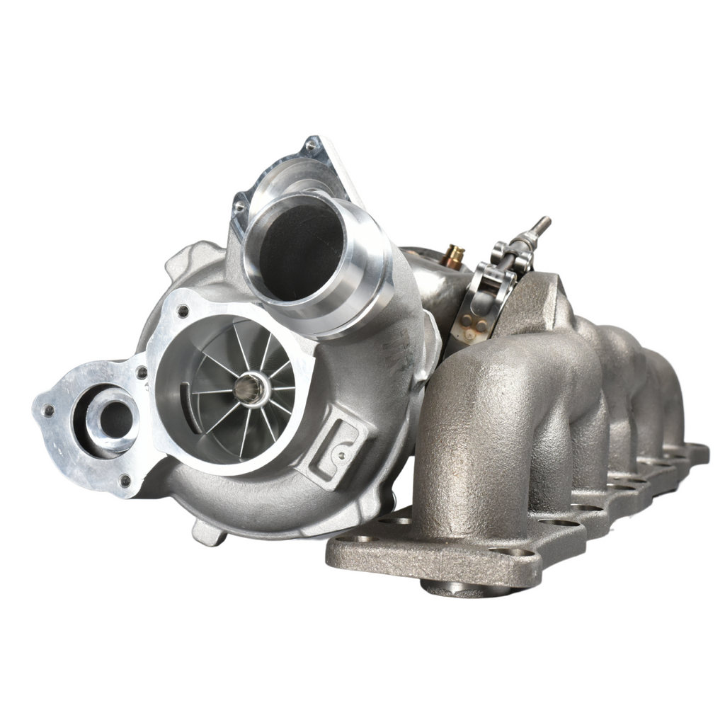 TR TW2009 DCBB BWX700 600HP Turbocharger with Exhaust Manifold for BMW