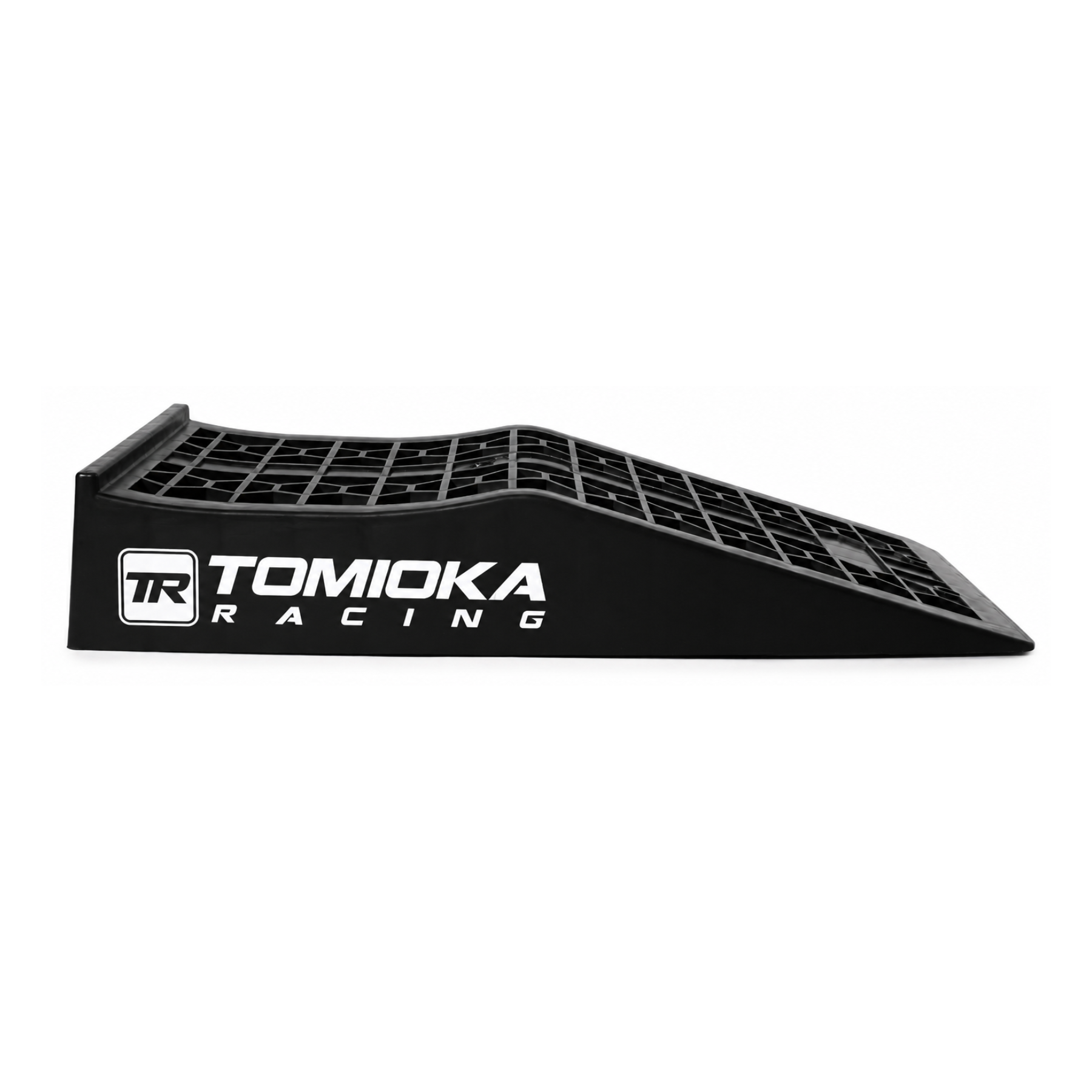 Tomioka Racing Short Slope view from the side. black in white background
