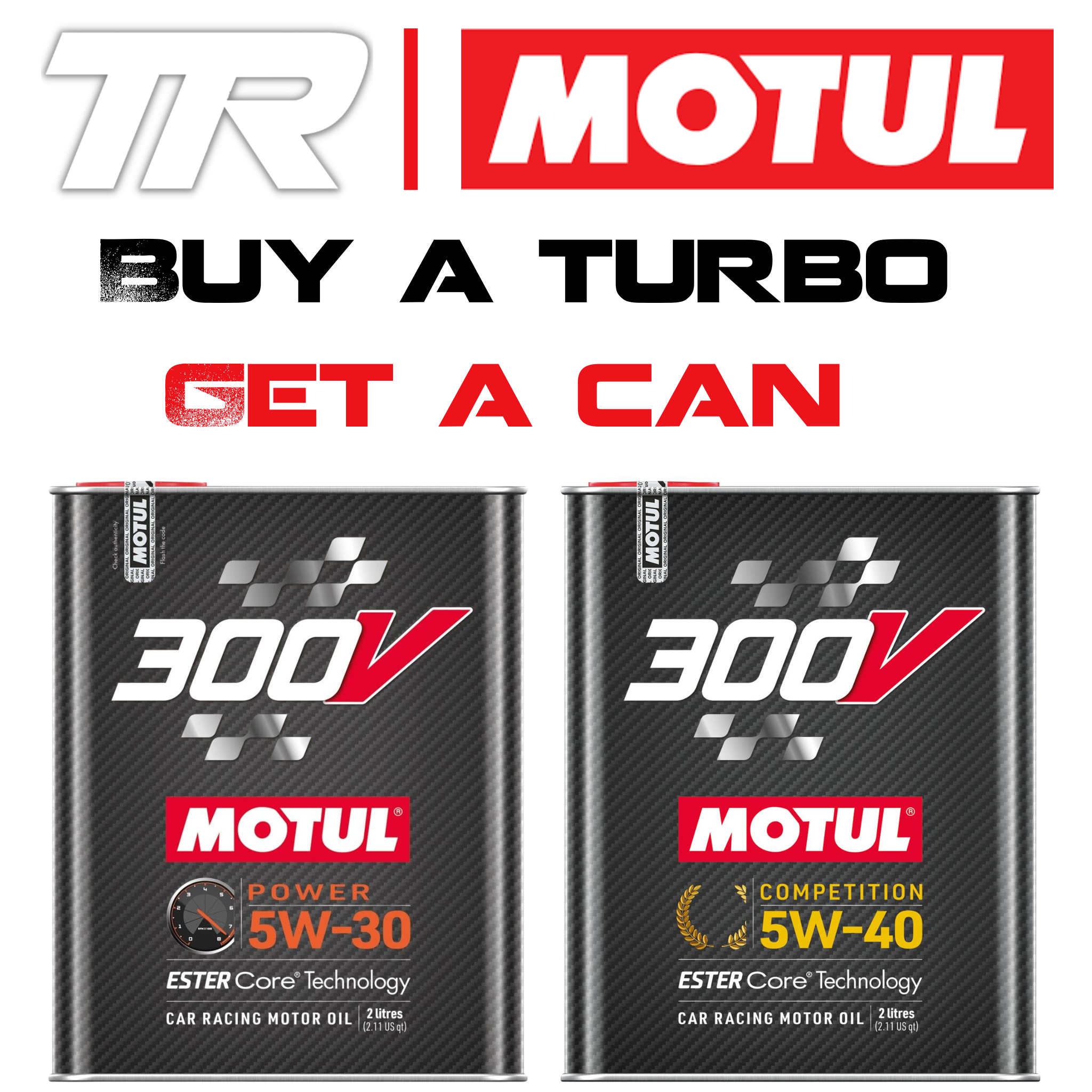 TR TD05-18G Turbo for Subaru (flange outlet) and Motul 300V Power &  Competition