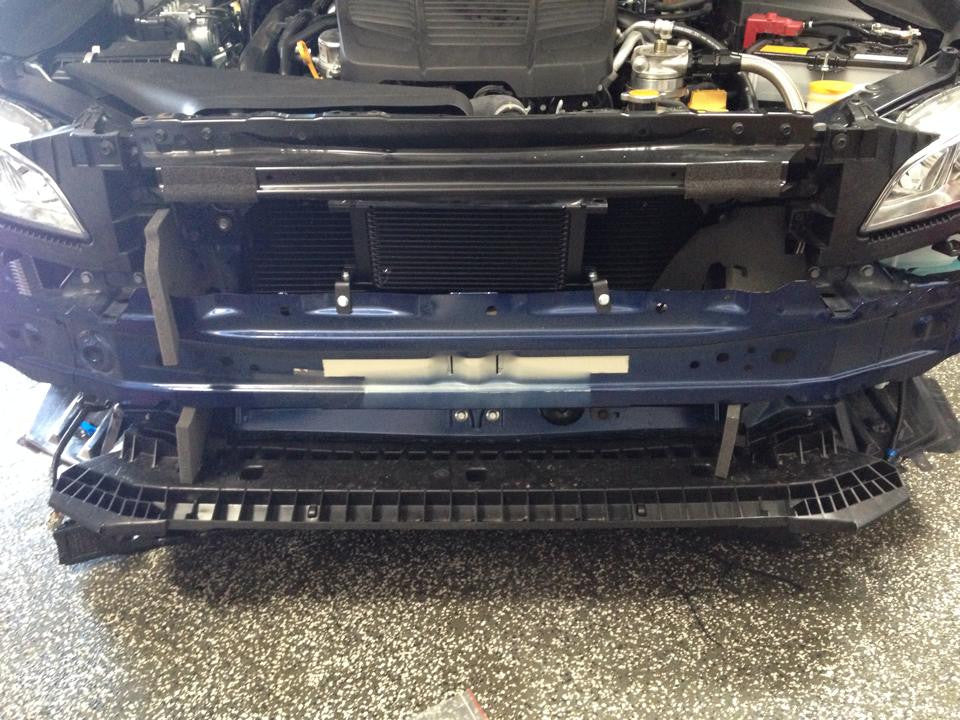 tomioka racing oil cooler kit wrx fa20dit thermostatic

wrx fa20 oil cooler core mounted behind grille

thermostatic sandwich plate for subaru wrx oil cooler

braided an oil lines wrx installation