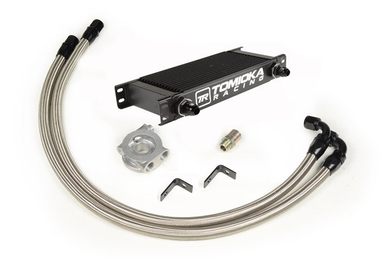 tomioka racing oil cooler kit wrx fa20dit thermostatic

wrx fa20 oil cooler core mounted behind grille

thermostatic sandwich plate for subaru wrx oil cooler

braided an oil lines wrx installation